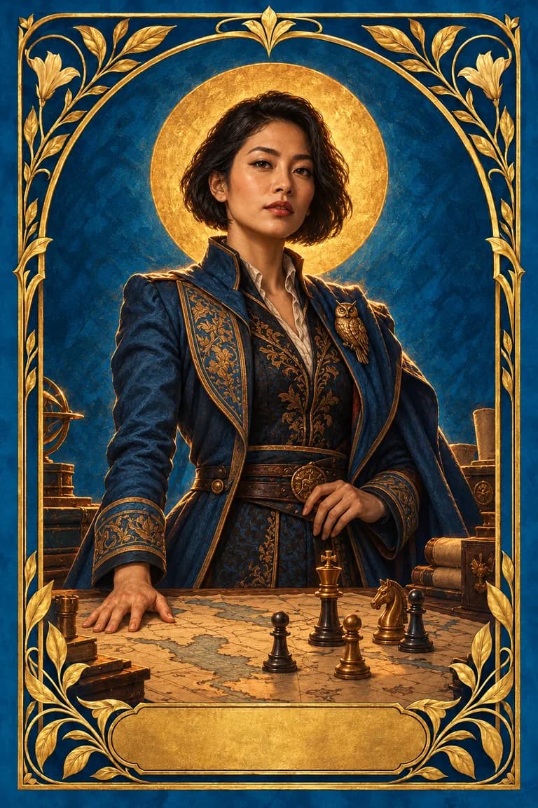 Tarot portrait of The Strategist