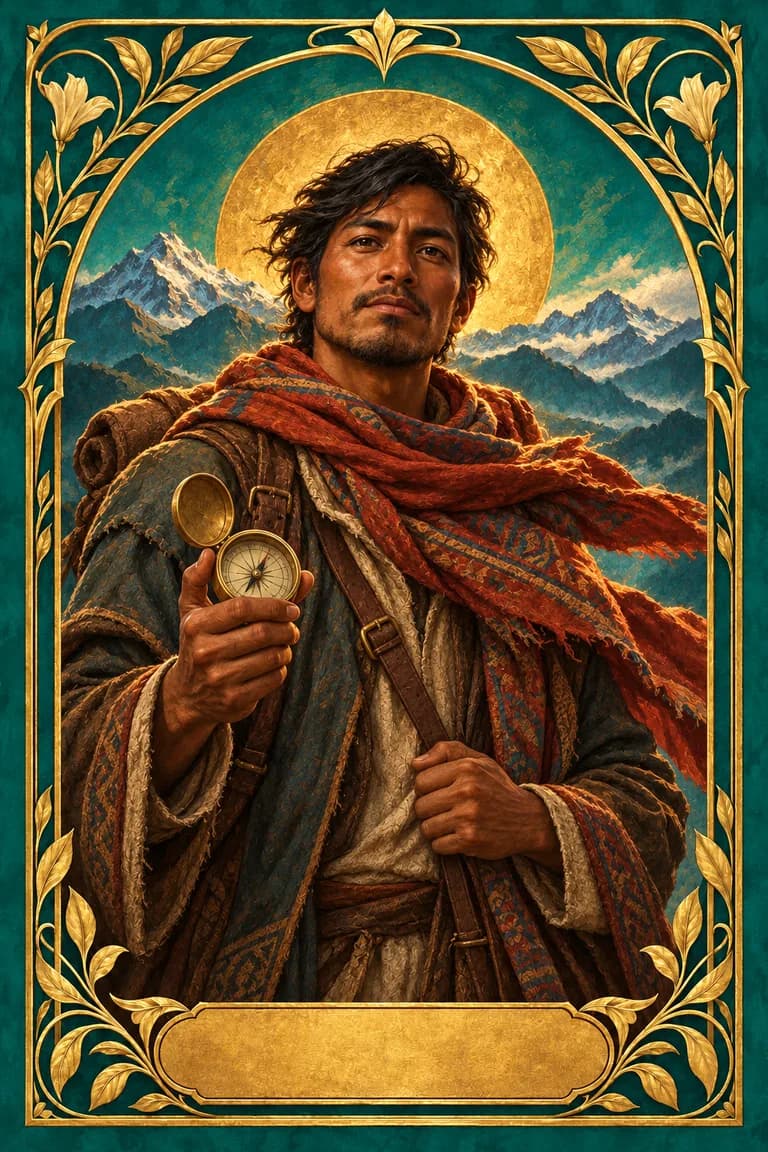 Tarot portrait of The Explorer