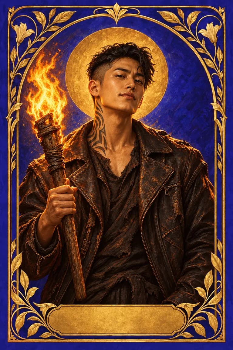 Tarot portrait of The Outlaw