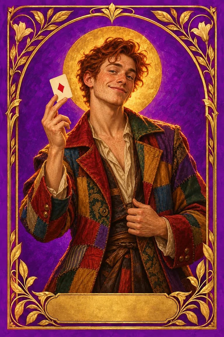 Tarot portrait of The Trickster